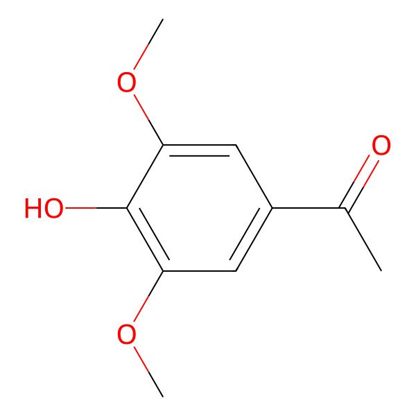 2D Structure of Acetosyringone