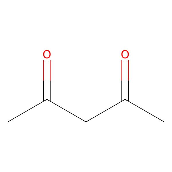 2D Structure of Acetylacetone
