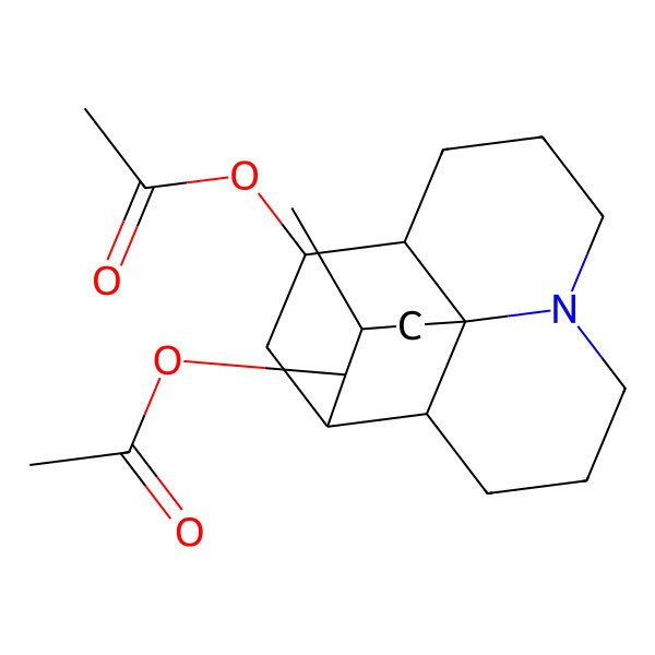 2D Structure of Acetylfawcettiine
