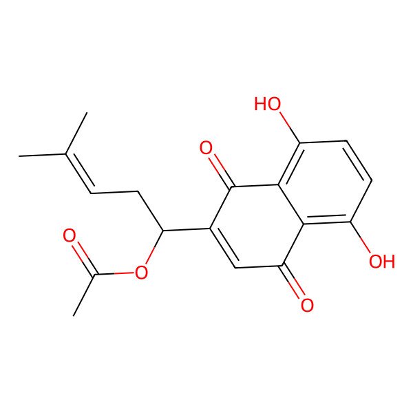 2D Structure of Acetylshikonin