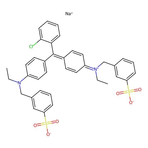 2D Structure of Acid green 9