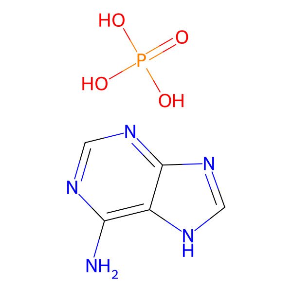 2D Structure of Adenine phosphate 2D Structure of Adenine phosphate
