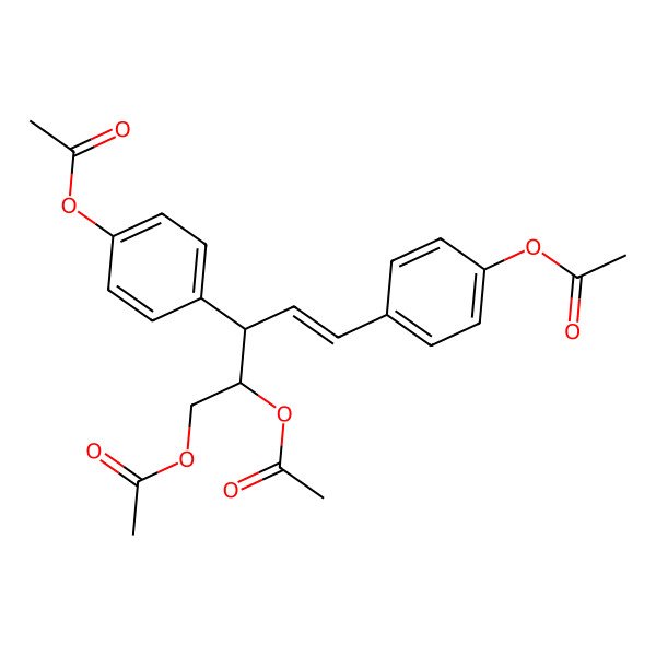 2D Structure of Agatharesinol tetraacetate