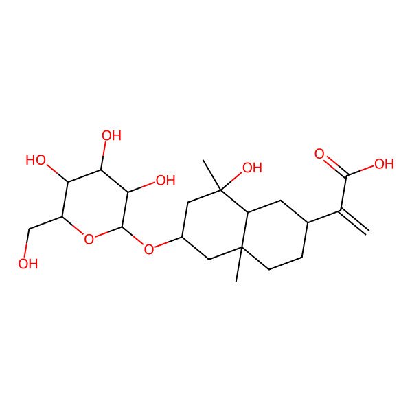2D Structure of Alatoside B