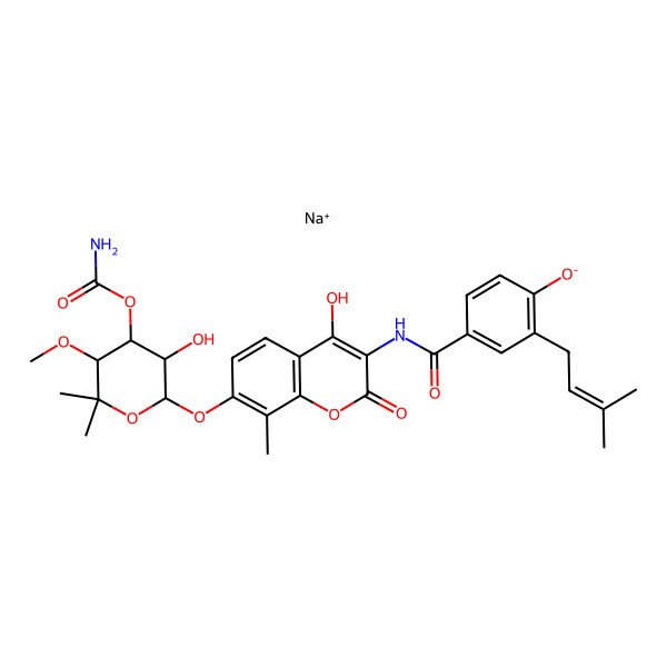 2D Structure of Albamycin;Cathomycin