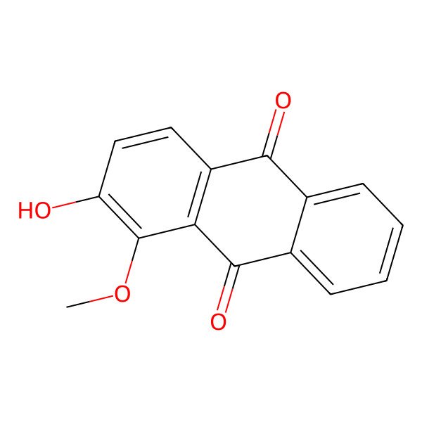 2D Structure of Alizarin 1-methyl ether