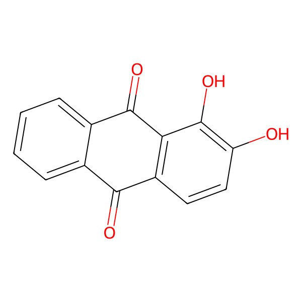 2D Structure of Alizarin