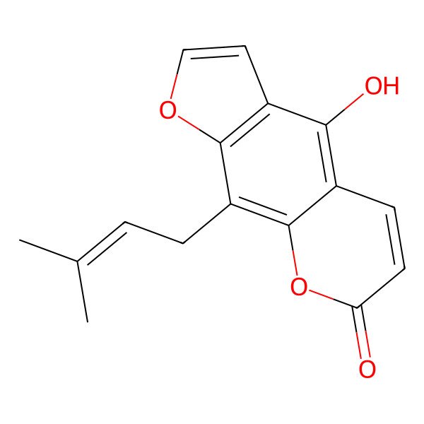 2D Structure of Alloisoimperatorin