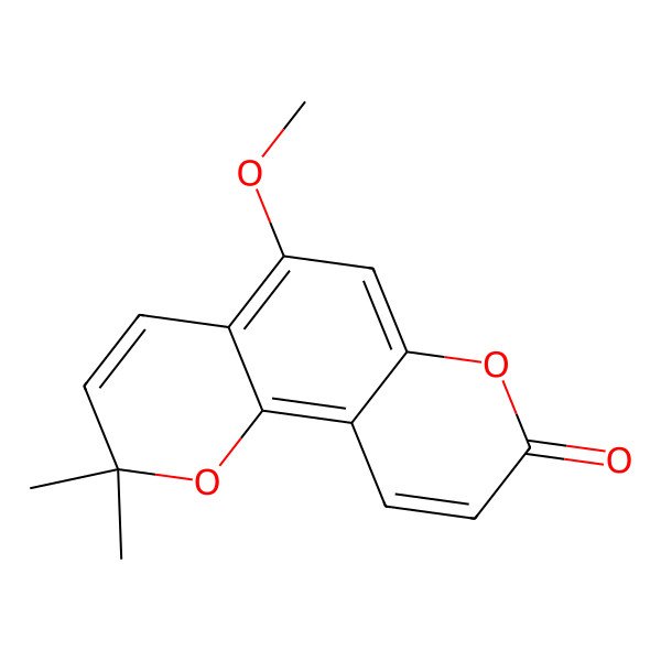2D Structure of Alloxanthoxyletin 2D Structure of Alloxanthoxyletin
