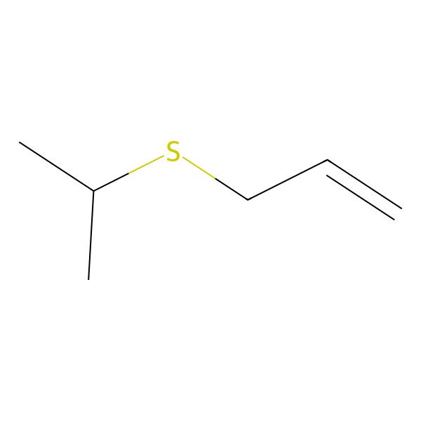 2D Structure of Allyl isopropyl sulfide