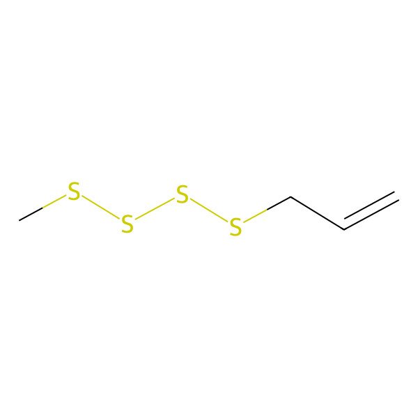 2D Structure of Allyl methyl tetrasulfide