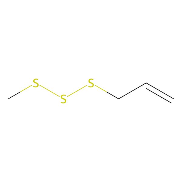 2D Structure of Allyl methyl trisulfide