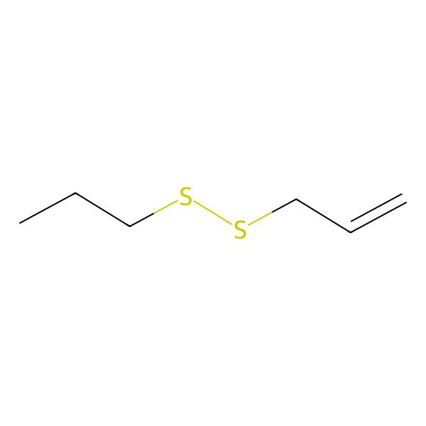 2D Structure of Allyl propyl disulfide
