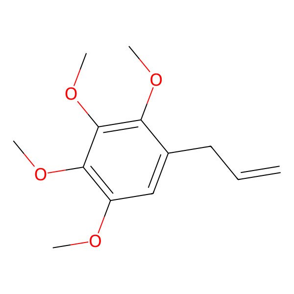 2D Structure of Allyltetramethoxybenzene