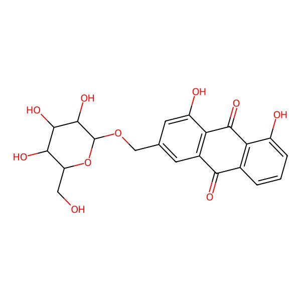 2D Structure of Aloe-emodin-glucoside
