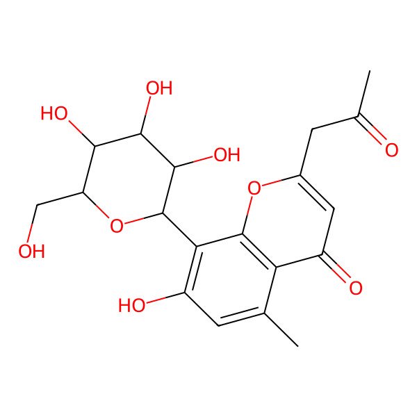2D Structure of Aloesin