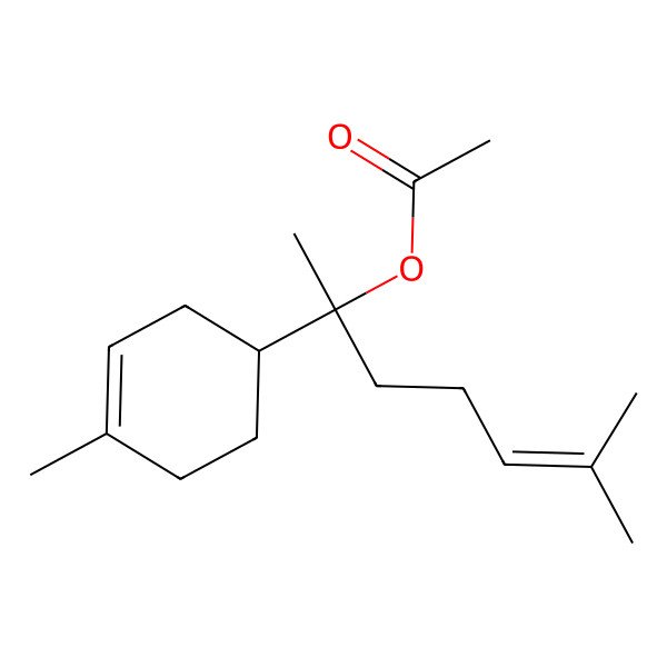 2D Structure of alpha-Bisabolol, acetate