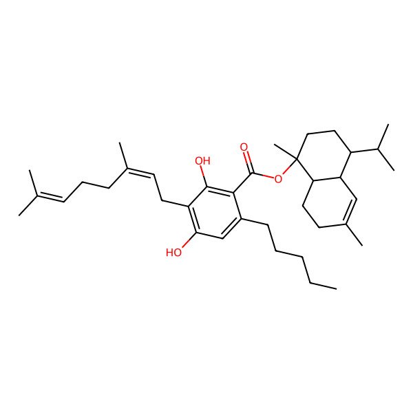2D Structure of alpha-Cadinyl Cannabigerolate