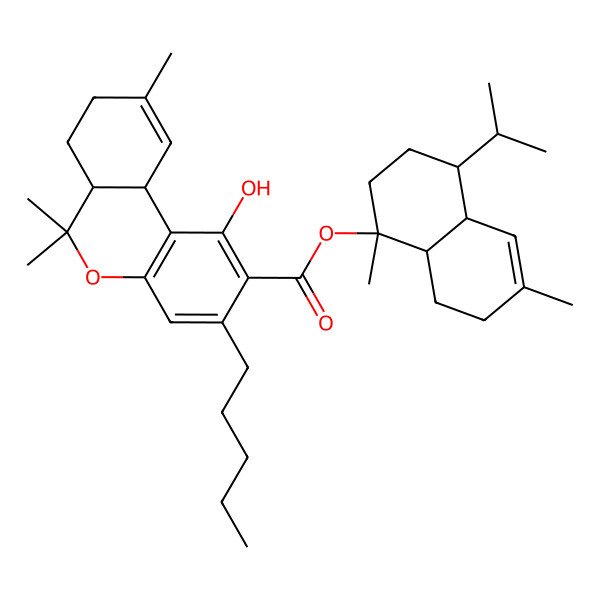 2D Structure of alpha-Cadinyl delta9-Tetrahydrocannabinolate