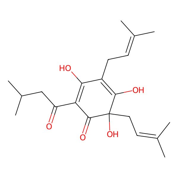 2D Structure of alpha-Lupulic acid