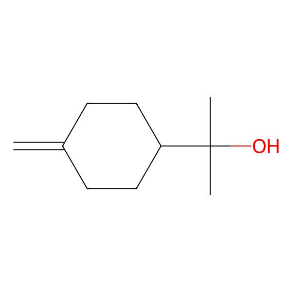 2D Structure of alpha,alpha-Dimethyl-4-methylenecyclohexanemethanol