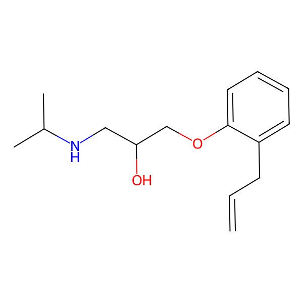 2D Structure of Alprenolol