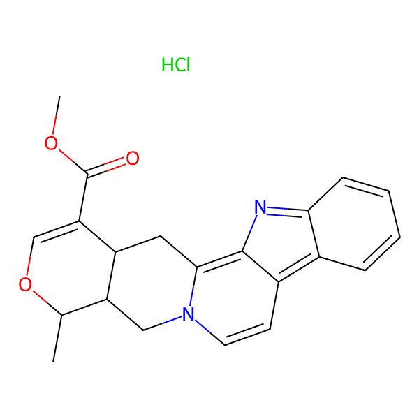 2D Structure of Alstonine hydrochloride