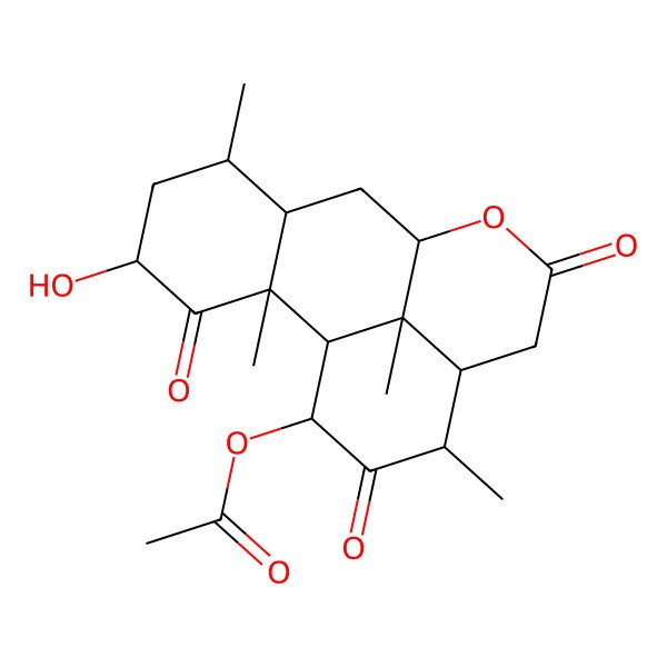 2D Structure of Amarolide 11-acetate