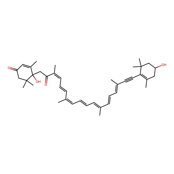 2D Structure of Amarouciaxanthin B/Sidnyaxanthin