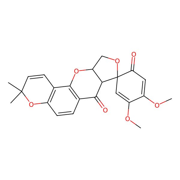 2D Structure of Amorphispironon E