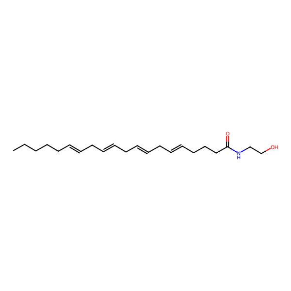 2D Structure of Anandamide