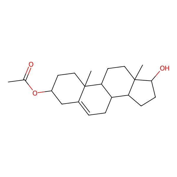 2D Structure of Androstenediol 3-acetate