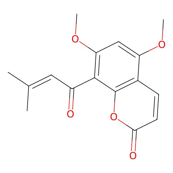 2D Structure of Angelicone