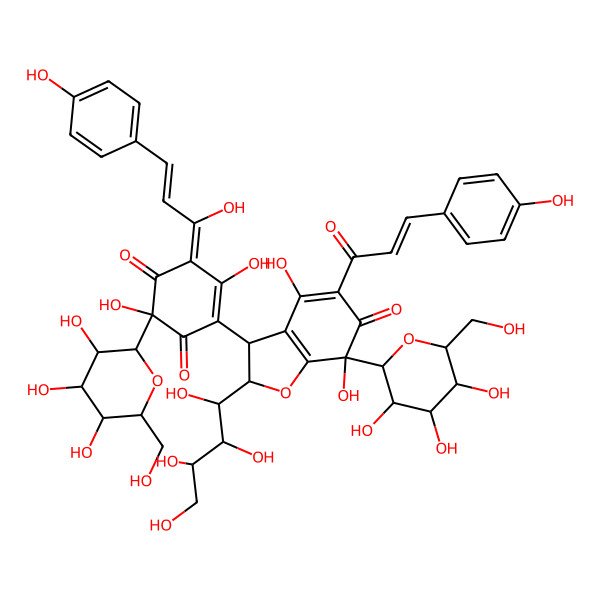 2D Structure of Anhydrosafflor yellow B