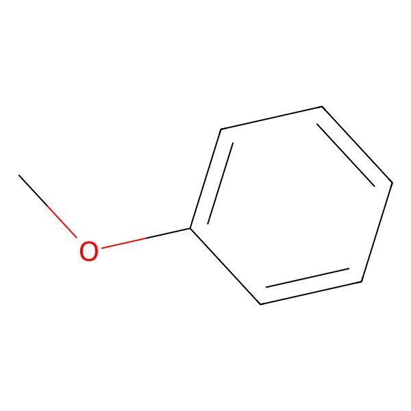 2D Structure of Anisole