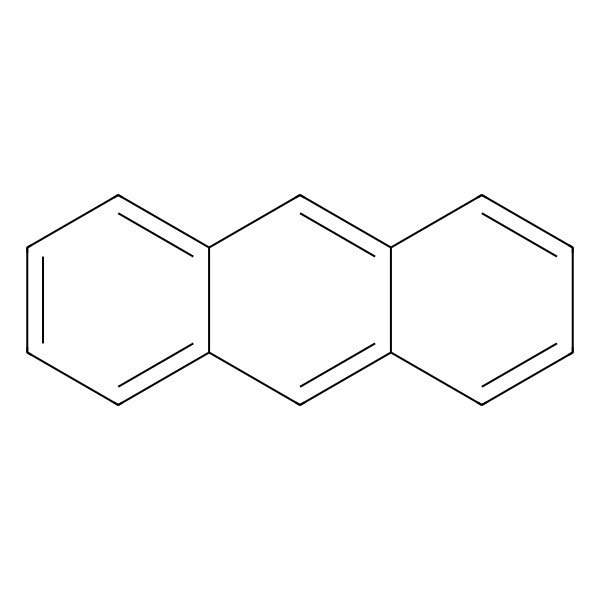 2D Structure of Anthracene
