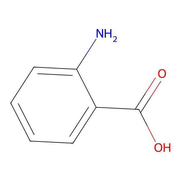 2D Structure of Anthranilic acid