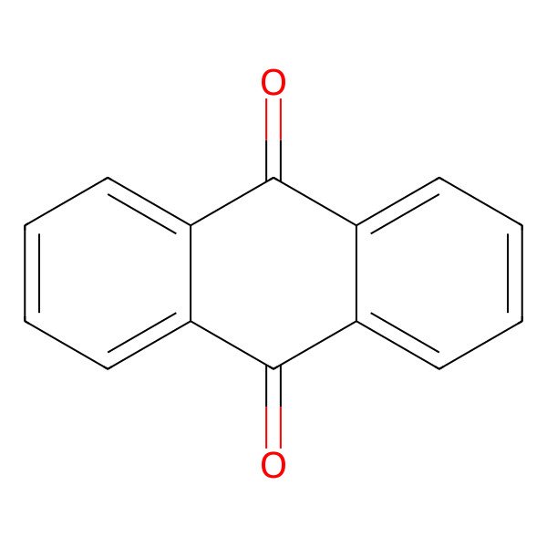 2D Structure of Anthraquinone