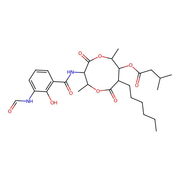 2D Structure of antimycin A1
