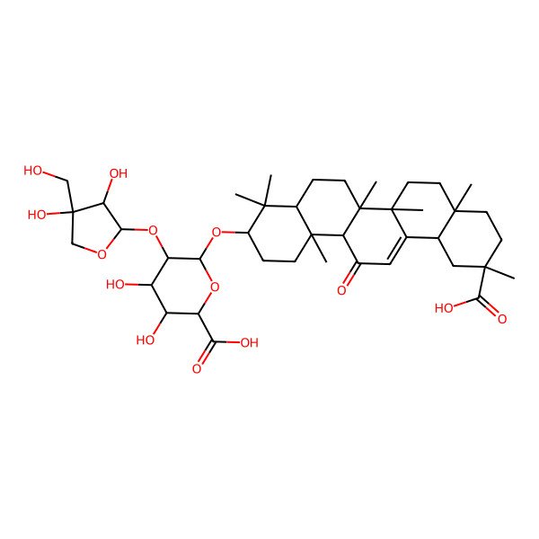 2D Structure of Apioglycyrrhizin