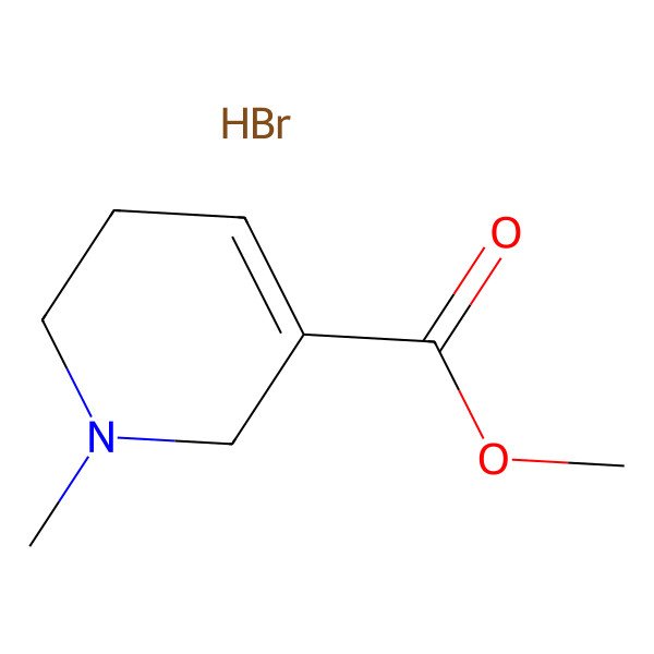 2D Structure of Arecoline Hydrobromide