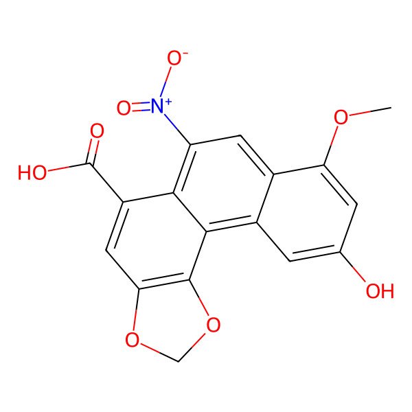 2D Structure of Aristolochic acid d