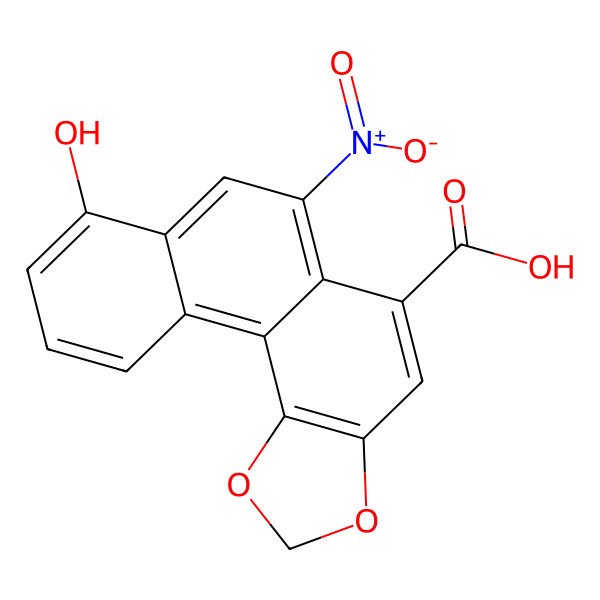 2D Structure of Aristolochic acid Ia