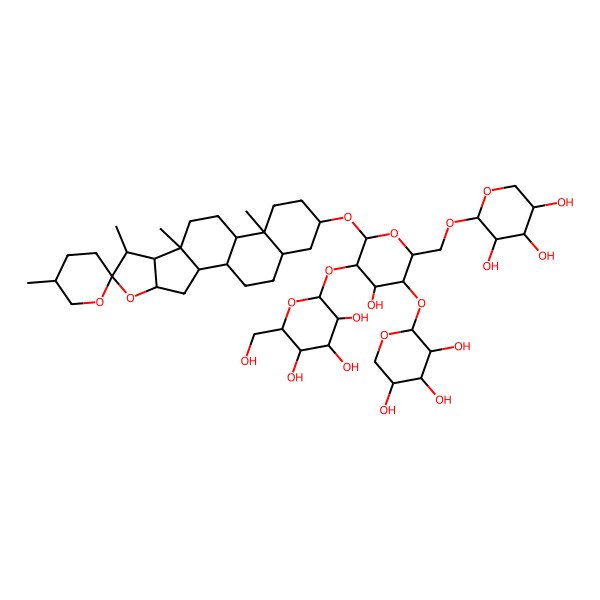 2D Structure of Asparacoside