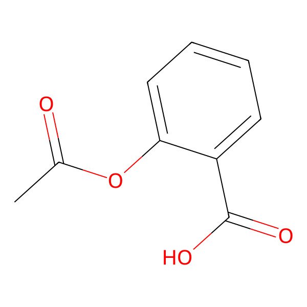 2D Structure of Aspirin