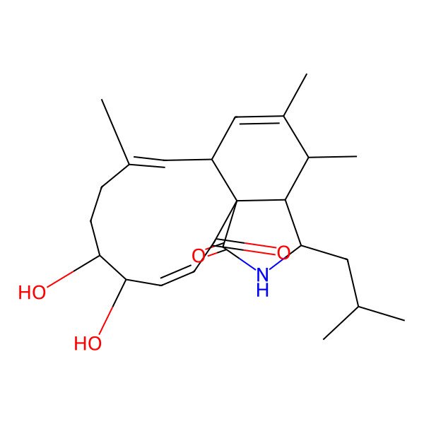 2D Structure of aspochalasin D 2D Structure of aspochalasin D
