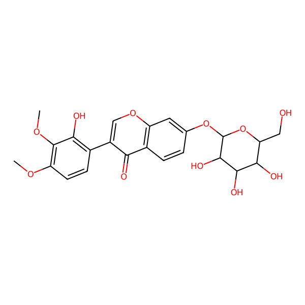2D Structure of Astraisoflavan glucoside