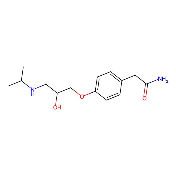 2D Structure of Atenolol