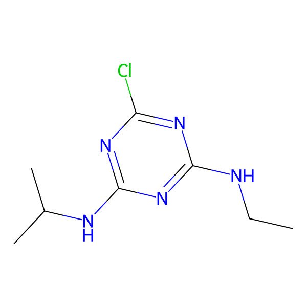 2D Structure of Atrazine