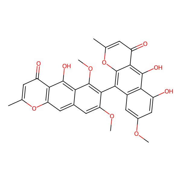 2D Structure of Aurasperone D